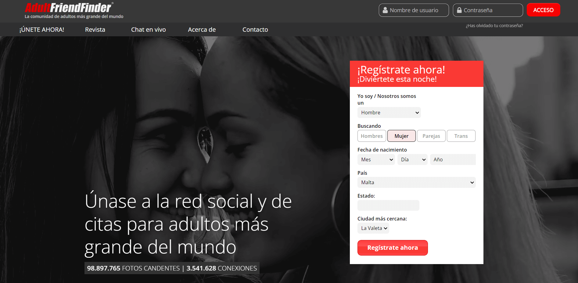AdultFriendFinder Español