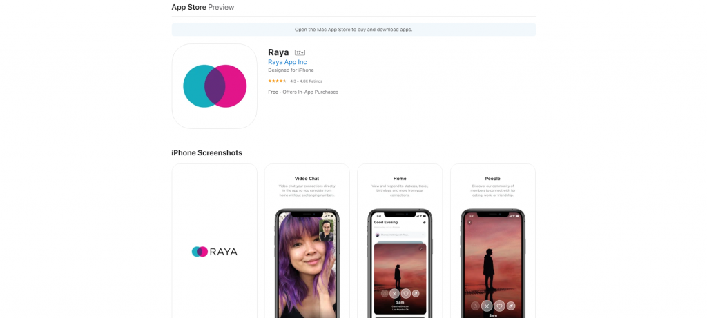 Raya App reviews